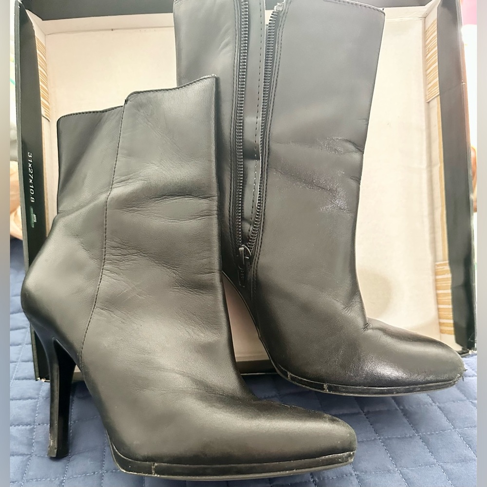 Ralph Lauren Black Heeled Boots
